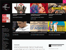 Tablet Screenshot of cinemaslecentre-leclub.fr